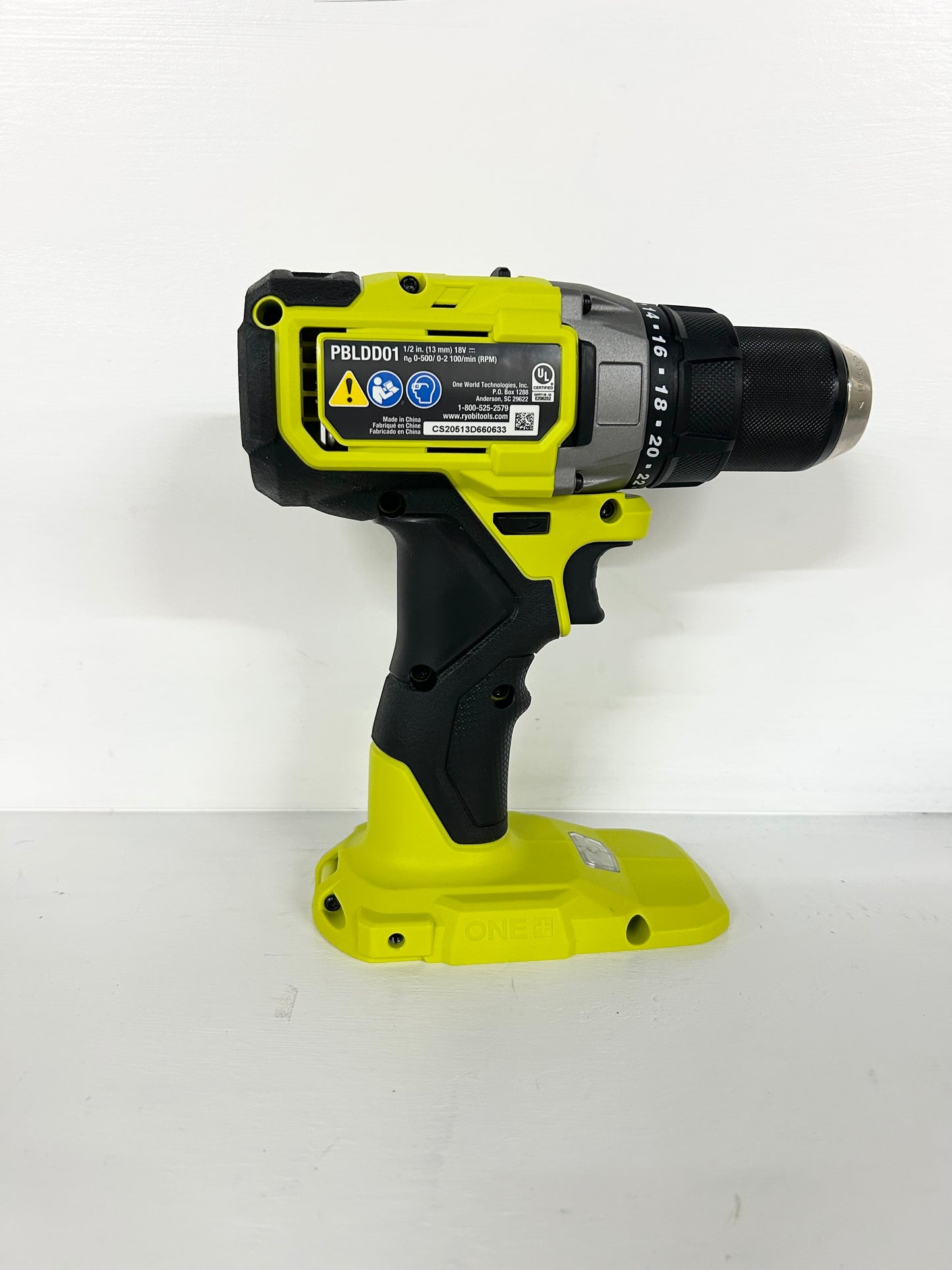 Ryobi ONE+ HP 18V Brushless Cordless 1/2 in. Drill/Driver (Tool Only) ( 1-001183 ) ( AA )