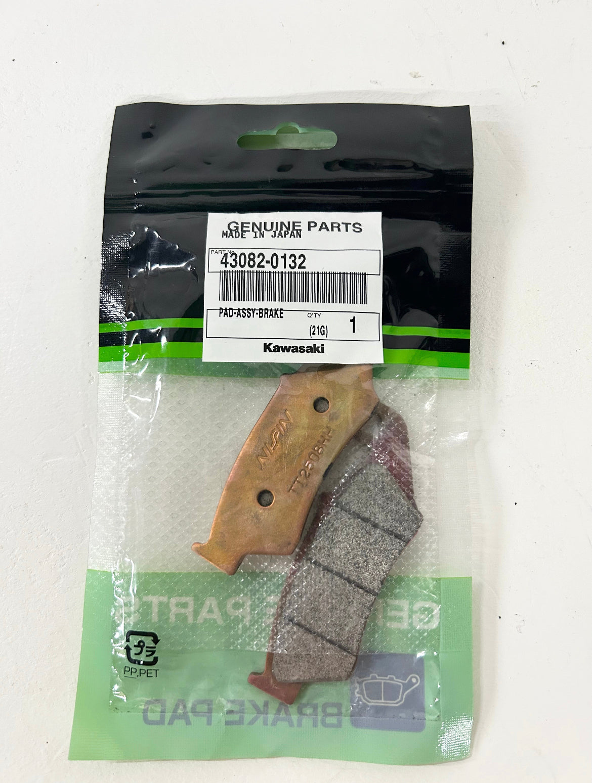 2013 2014 2015 2016 2017 2018 2019 2020 2021 2022 Kawasaki Kx250f kx450f front brake pads (GM ID# 001277 )