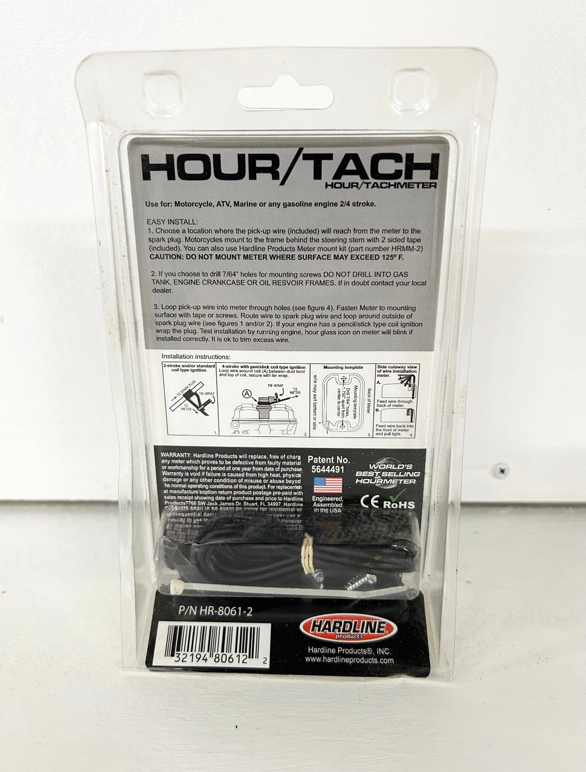 Dirt bike tachometer (GM ID# 001292 )